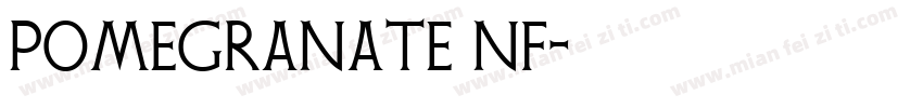 Pomegranate NF字体转换